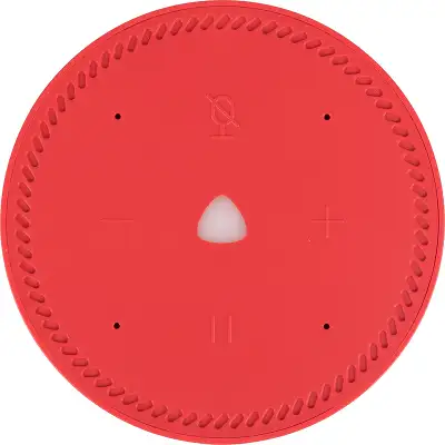 Умная колонка Yandex Станция Лайт Алиса красный 5W 1.0 BT 10м (YNDX-00025R)