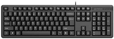 Клавиатура проводная A4TECH KK-3 черный (USB, 104 клавиши) (KK-3 USB (BLACK))