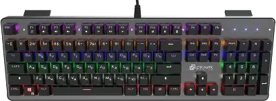 Клавиатура Оклик 970G Dark Knight механическая черный/серебристый USB for gamer LED