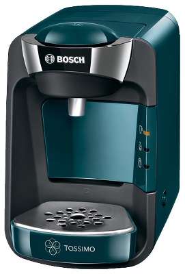 Кофемашина Bosch TAS3205, бирюзовый/черный