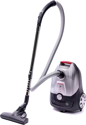 Пылесос Sharp/ Пылесос, 1900 Вт, уборка: сухая, пылесборник - мешок, 2.3 л,серебристый