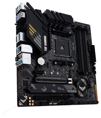 Материнская плата ASUS TUF GAMING B550M-PLUS, Socket AM4, B550, 4*DDR4, HDMI+DP, CrossFireX, SATA3 + RAID, Audio, 2,5Gb LAN, USB 3.2*8, USB 2.0*6, COM*1 header (w/o cable) mATX ; 90MB14A0-M0EAY0