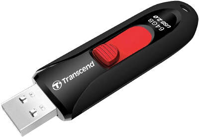 Модуль памяти USB2.0 Transcend JetFlash 590 64 Гб [TS64GJF590K]