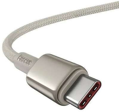 Кабель Baseus Tungsten Gold 100W USB-C to USB-C, 1 м, Gold [P10319800G2100]
