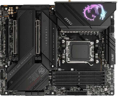Материнская плата MSI MPG X670E CARBON WIFI Socket AM5 AMD X670 4xDDR5 ATX AC`97 8ch(7.1) 2.5Gg RAID+HDMI+DP