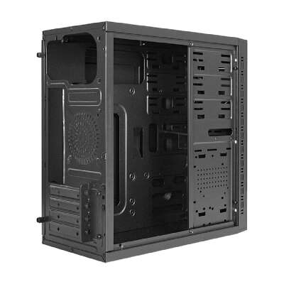 Exegate EX272749RUS Корпус Minitower Exegate QA-412U Black, mATX, <без БП>, 2*USB+2*USB3.0, Audio