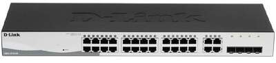 D-Link DGS-1210-28/F3A Настраиваемый L2 коммутатор с 24 портами 10/100/1000Base-T и 4 комбо-портами 100/1000Base-T/SFP