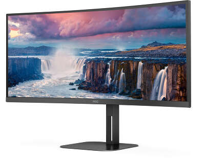 Монитор 34" AOC CU34V5C VA 3440x1440 HDMI, DP, USB Type-C USB-Hub
