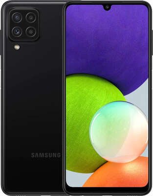 Смартфон Samsung SM-A225F Galaxy A22 128Gb Dual Sim LTE, черный (SM-A225FZKGSER)