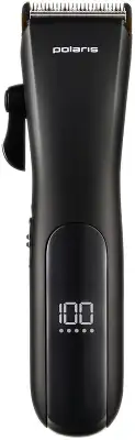 Машинка для стрижки Polaris PHC 2500 черный 3Вт (насадок в компл:6шт)
