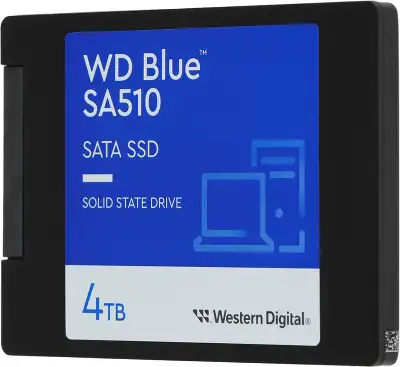 Накопитель SSD WD S SATA-III 4TB WDS400T3B0A Blue SA510 2.5"