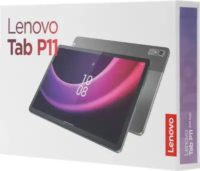 Планшет Lenovo Tab P11 TB350FU G99 (2.2) 8C RAM6Gb ROM128Gb 11.5" IPS 2000x1200 Android 12 темно-серый 13Mpix 8Mpix BT WiFi microSD 1Tb 7700mAh 10hr