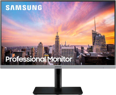 Монитор 24" Samsung S24R650FDI IPS FHD D-Sub, HDMI, DP, USB-Hub темно-серый