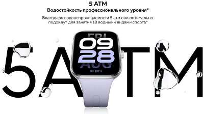 Смарт-часы Xiaomi Redmi Watch 5 черный (BHR9389GL)