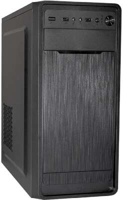 Exegate EX283070RUS Корпус Miditower ExeGate XP-332 Black, ATX, <без БП>, 2*USB, Audio