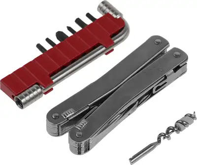 Мультитул Victorinox SwissTool Spirit X (3.0235.N) 105мм 35функц. мини-отвертка/штопор/набор бит/удлинитель/чехол нейлоновый серебристый карт.коробка