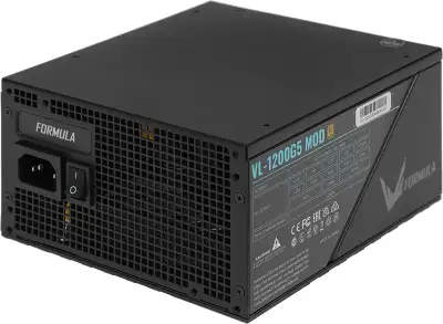 Блок питания Formula ATX 1200W VL-1200G5 MOD Gen.5 80+ gold (20+4pin) APFC 140mm fan lt.blue LED 7xSATA Cab Manag RTL