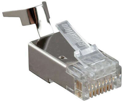 Коннектор Hyperline (PLUG-8P8C-UV-C6-TW-SH-10) FTP кат.6 RJ45 (упак.:10шт)