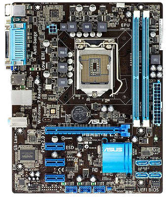 Мат. плата P8 Asus P8H61-M LX (3.x)