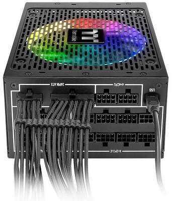 Блок питания Thermaltake Toughpower iRGB PLUS 1250W Titanium /1250W/Fully Modular/Riing Duo/Full Range/Digital/80 Plus Titanium/EU/106% JP CAP/All Flat Cables