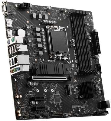 Материнская плата MSI PRO B760M-P DDR4 B760, LGA1700, 4*DDR4, 1*PCIEx16, 2*PCIEx1, 2*M.2, 1*TypeC, , 3*USB3.2Gen1, 8*USB2.0, 4*SATA3.0, 1G, VGA, DP, HDMI, M-ATX, RTL