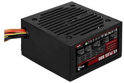 Блок питания 800W AEROCOOL VX PLUS 800W (ATX, 20+4 pin, 120mm fan, PCI-E 6+2Px4, 6xSATA) (VX PLUS 800)