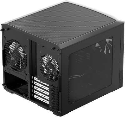Корпус ПК без блока питания/ Case Fractal Design Node 804, Mini-Tower, 3x120mm, 2xUSB-A 3.2 mATX, mITX Black