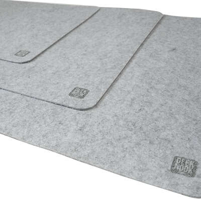 Коврик для мыши/ Mouse pad GEEK NOOK 80*40CM Light Gray Felt