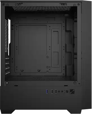Корпус Оклик OCC-MN307 черный без БП mATX 8x120mm 2xUSB2.0 1xUSB3.0 audio bott PSU