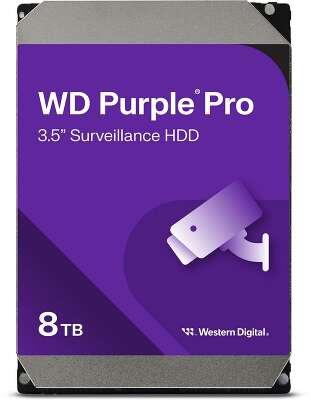 Жесткий диск Western Digital 3.5" 8TB WD Purple Pro WD8002PURP 