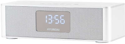 Радиобудильник Hyundai H-RCL360 белый LCD подсв:белая часы:цифровые FM
