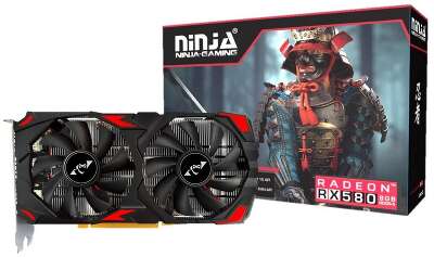Видеокарта Ninja (Sinotex) RX580 8GB GDDR5 256bit 2xDP HDMI 2FAN RTL