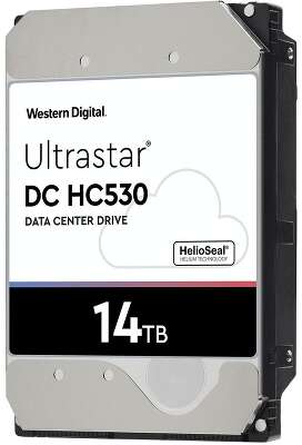 Жесткий диск серверный Western Digital 3.5" 14TB Ultrastar DC HC530 (WUH721414ALE6L0) SATA 6Gb/s, 7200rpm, 512MB, 512e