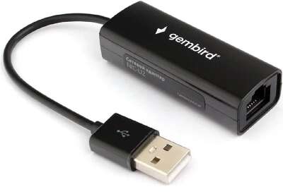Gembird Сетевой адаптер Ethernet USB 2.0 - Fast Ethernet adapter (NIC-U2)