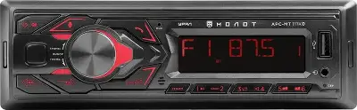 Автомагнитола Ural Молот АРС-МТ 111К 1DIN 4x25Вт (МОЛОТ АРС-МТ 111К)