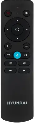 Телевизор LED Hyundai 43" H-LED43BU7003 Яндекс.ТВ Frameless черный 4K Ultra HD 60Hz DVB-T DVB-T2 DVB-C DVB-S DVB-S2 USB WiFi Smart TV
