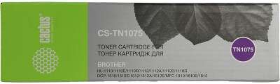 Картридж лазерный Cactus CS-TN1075 black ((1000стр.) для Brother HL-1110/1112/1510/1512/1810/1815) (CS-TN1075)