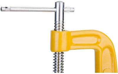 Струбцина G-образная усиленная Deli DL-G203 высота зажима 75мм