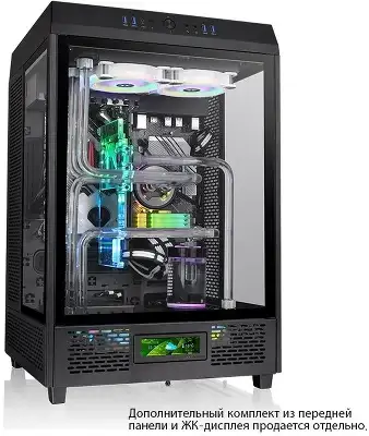 Корпус Thermaltake The Tower 500 черный без БП ATX 11x120mm 5x140mm 4xUSB3.0 audio bott PSU