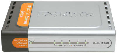 Коммутатор D-Link DES-1005D 5*10/100TX