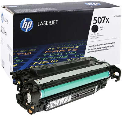 HP 507X Black Original LaserJet Toner Cartridge (CE400X)