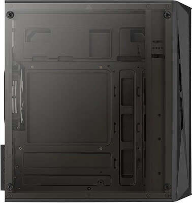 Корпус AeroCool CS-107-A-BK-v2, черный, mATX, Без БП (CS-107-A-BK-v2 )