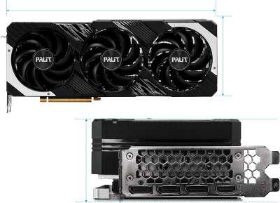 Видеокарта Palit NVIDIA nVidia GeForce RTX 4080 Super GAMINGPRO OC 16Gb DDR6X PCI-E HDMI, 3DP