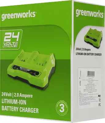 Зарядное устройство Greenworks G24X2UC2 (2931907)