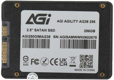 Накопитель SSD AGi SATA-III 256GB AGI250GIMAI238-CB AI238 2.5
