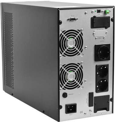 ИБП POWERMAN Online 3000 plus, LCD, двойного преобразования, 3000ВА, 2700Вт, 2 евророзетки с резервным питанием, USB, RS232, слот SNMP, разъем EPO, внешний блок батарей (в комплект не входит), 191 х 460 х 337 мм., 11 кг./ UPS POWERMAN Online 3000 plus, LC