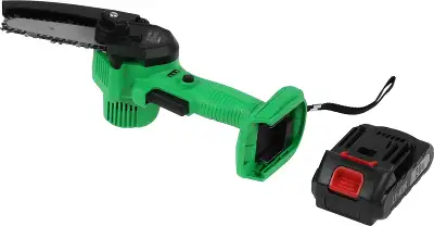 Цепная пила Zitrek GreenSaw 20 аккум. дл.шины:4"(10cm) 1аккум. 2Ач ЗУ (082-1853)